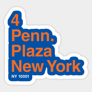 New York Knicks Basketball Arena Sticker